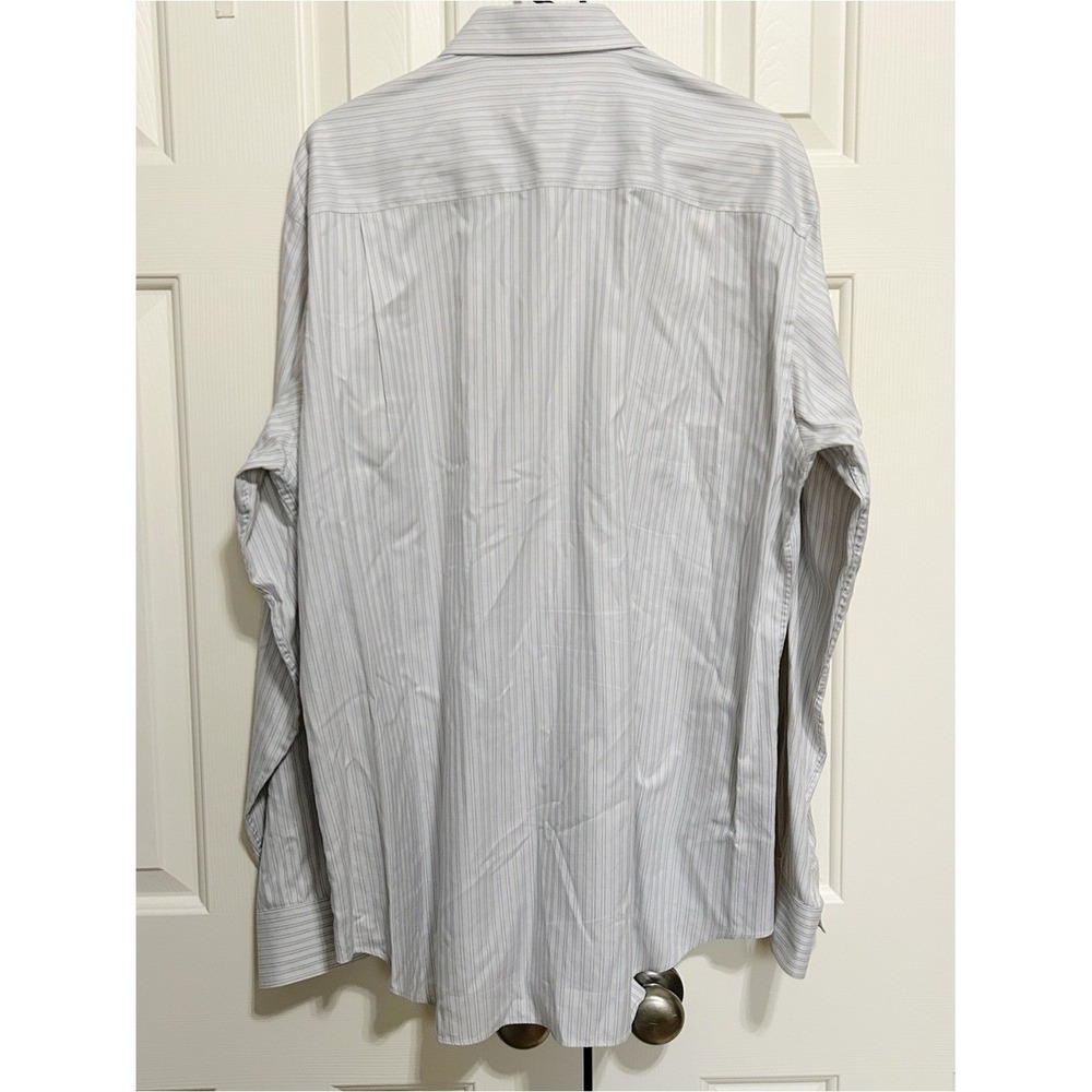 David Donahue Dress Shirt 17 100% Cotton Preppy Formal Business Casual - Picture 3 of 6